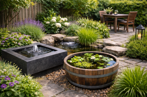 Water in de tuin zonder vijver