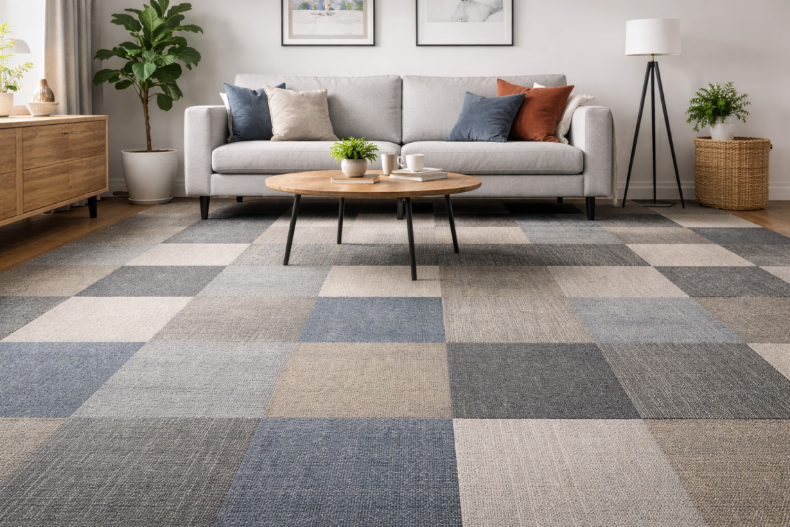 Gebruikte vloertegels die nauwelijks van nieuw te onderscheiden zijn